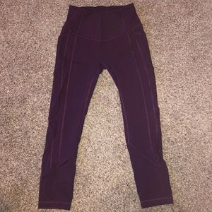 Lululemon Athletica cropped leggings